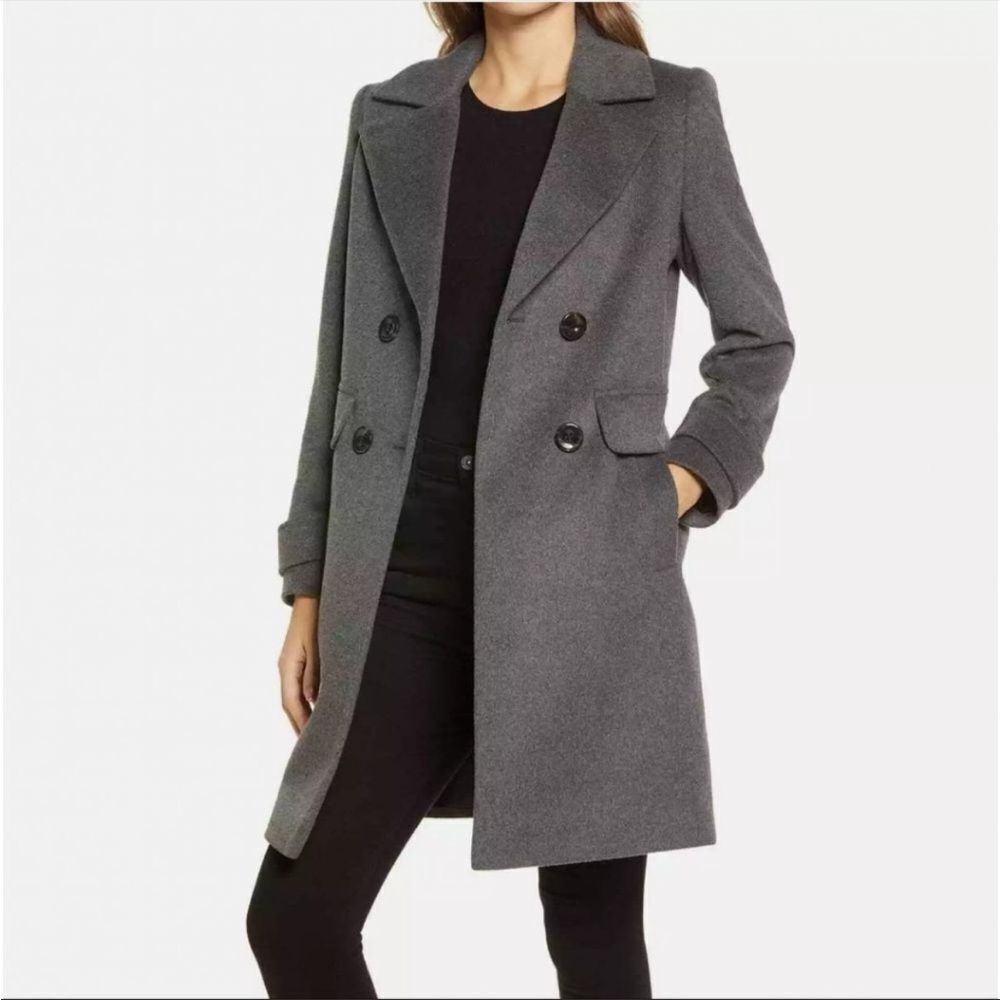 NWT sam edelman wool blend double breasted jacket 4
